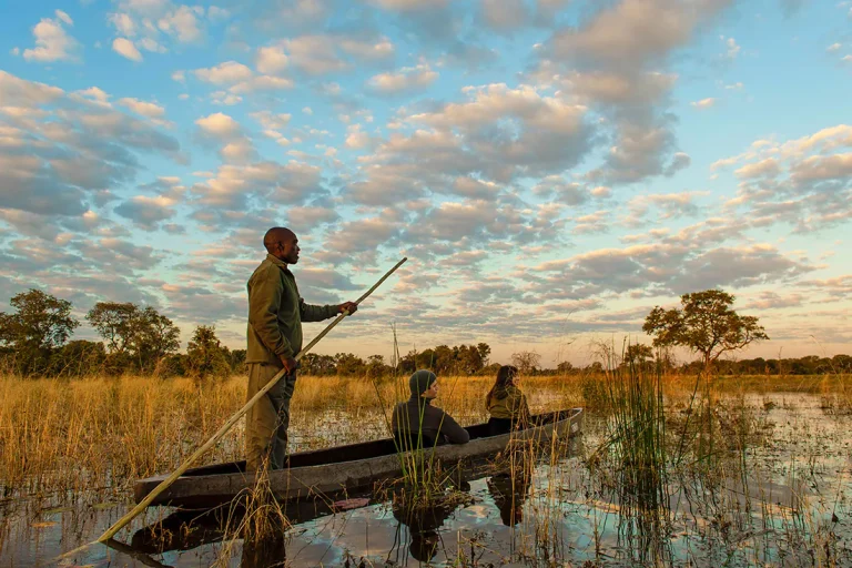 Mokoro trip through the Okavango Delta