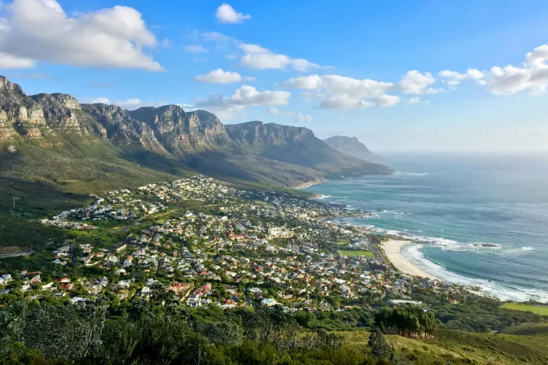Camps Bay and the Twelve Apostles from above