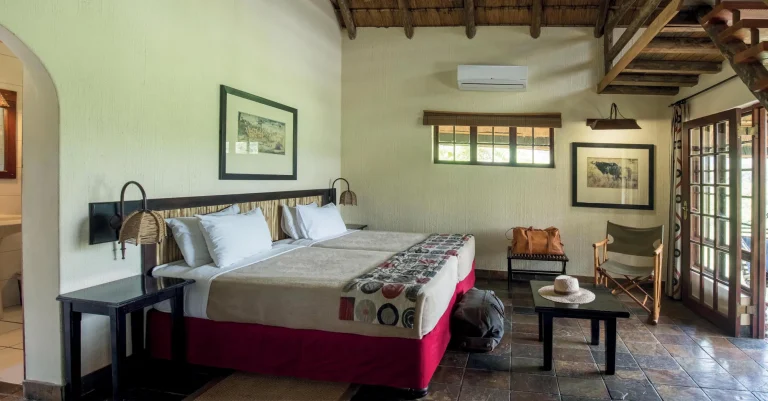 Guest room at Hippo Hollow