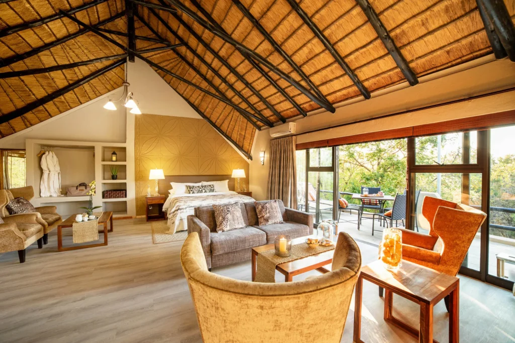 Superior Room with lounge area at Mabula