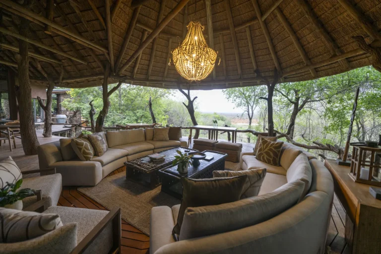 Lodge lounge under thatch
