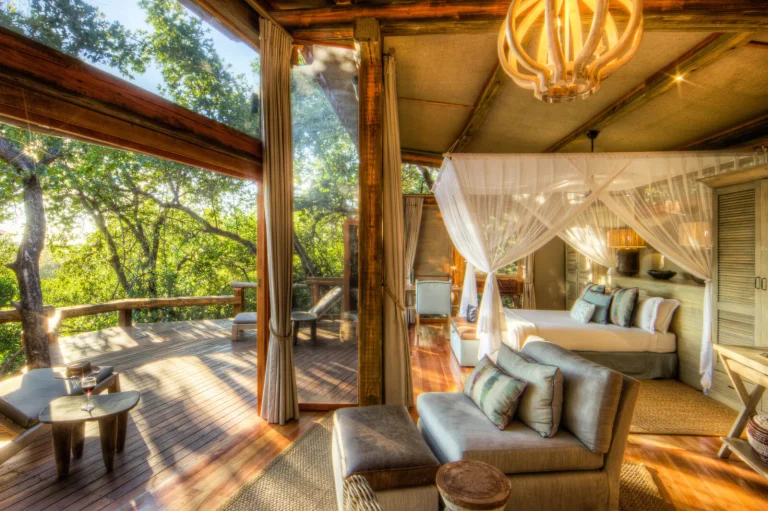 Tented suite with a private veranda